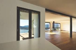 Internal Doors: Seasoned hardwood frame with European style molded shutter.