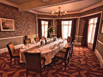 The suite is popular for private dinners and meetings for up to 0.