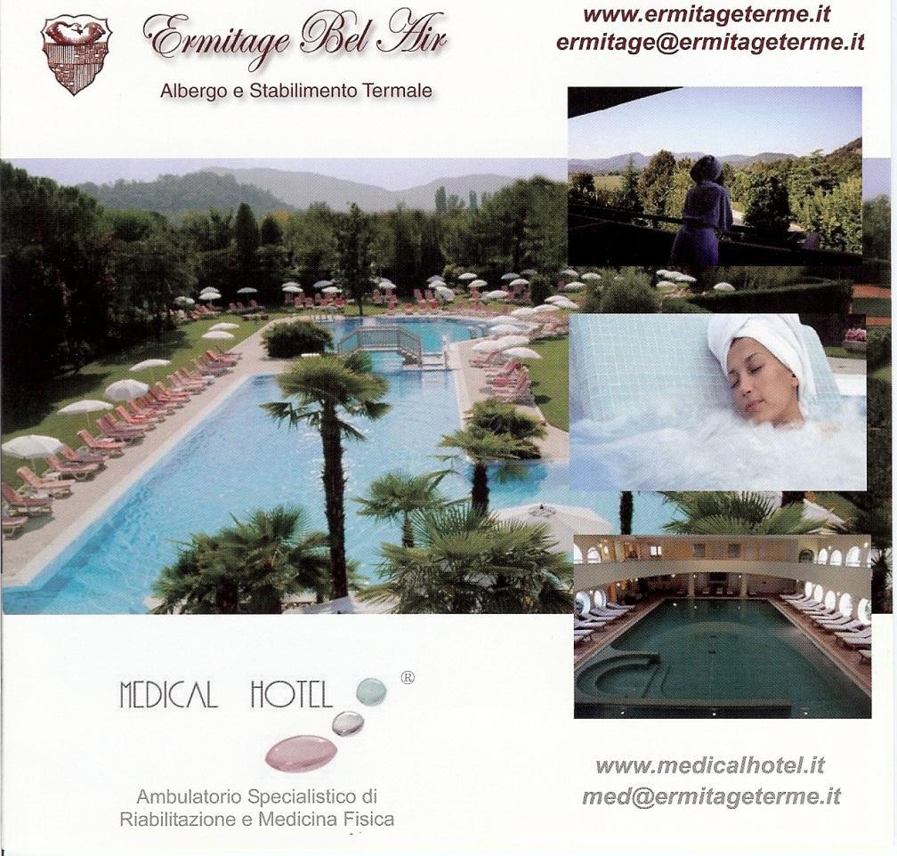 Ermitage Bel Air Hotel Accessible Tourism Datas The Hotel is located in Abano Terme (nearby Padua) It is fully accessible to persons