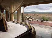 The Lodge offers 10 ultra-luxurious glass-fronted suites complete with their own verandah and private plunge pools are ingeniously placed amongst the boulders. www.madikwehills.