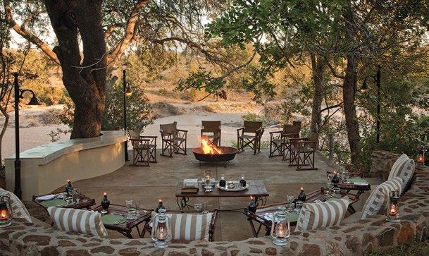 hospitality... Relax and soak up the tranquillity of the African bush.