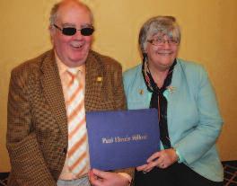 Rotary Magazine for District 1210 Paul Harris Fellowships Awarded Traditionally the Rotary Club of Wellington's awards Paul Harris Fellowships to those who give outstanding service to Rotary and to