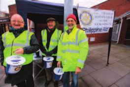 A street collection was held in the White Lion Meadow and raised 1,219.46 in seven and a half hours. This prompted Rotarian Chris Smith to say Whitchurch is a most generous community.