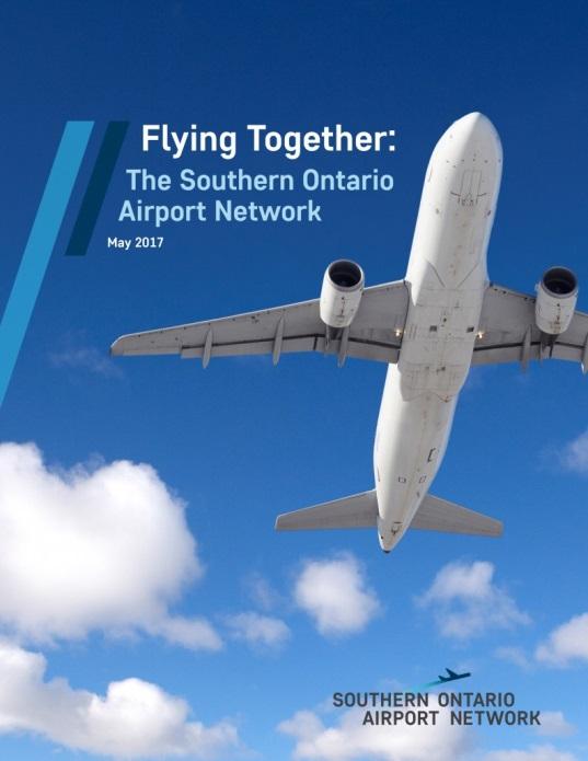 Southern Ontario Airport Network May 9, 2017, White Paper released on future of travel By 2043 passenger loads and cargo tonnage in Southern Ontario will double: 2016 2043 Passengers 49.