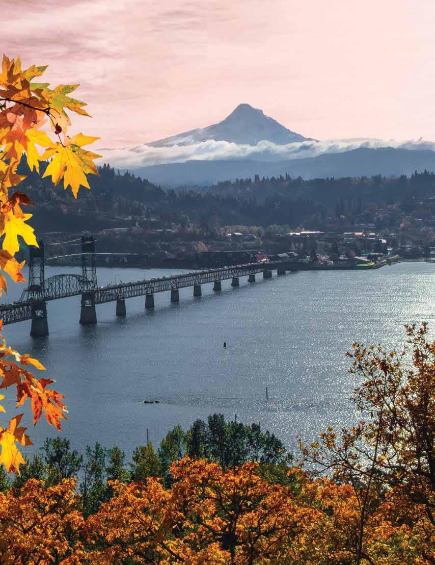 TWO STATES, TWO VOLCANOES & ONE BIG RIVER COLUMBIA GORGE TO MT.