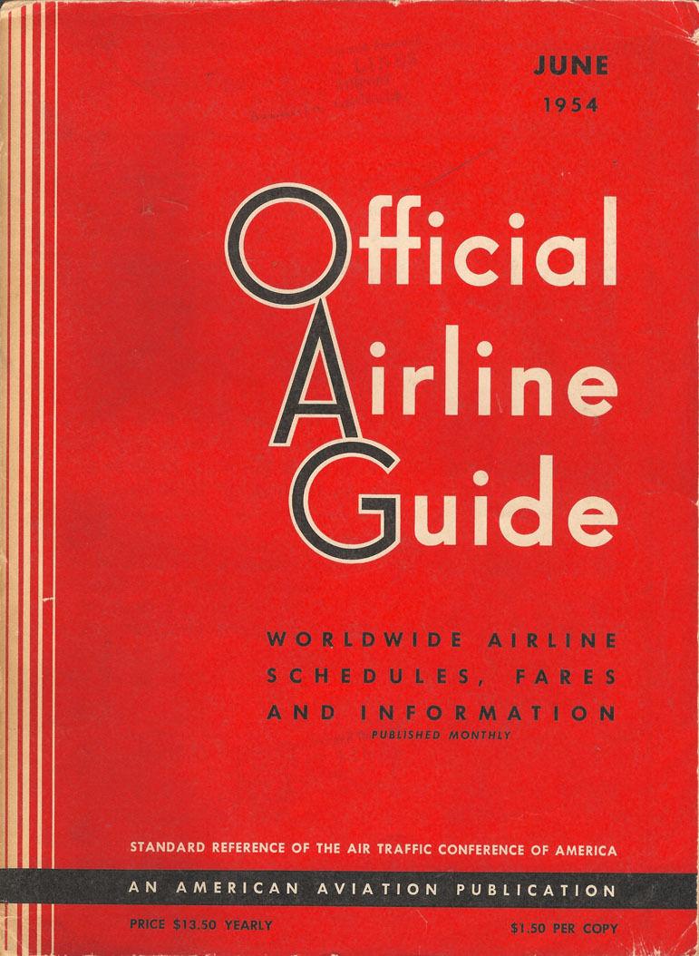 1929 First US guide is 24 pages 1954 Global