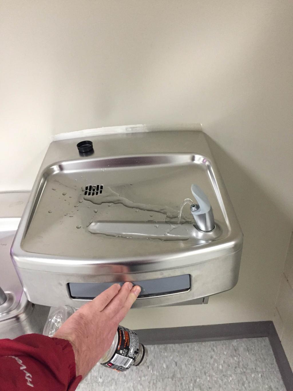 This is the absolute worst water fountain I was able to find on campus and it's disappointing because it's in the science center and is one of the newer ones.