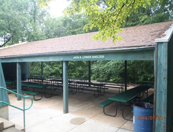 Louis County Parks Square Footage: Lower 2,400 SF; Frisbee 2,088 SF Type of Structure: Shelter