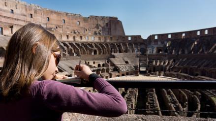1 2 THE COLOSSEUM AND ANCIENT ROME Take a step back in time and learn about the great ancient Roman civilization through a fun-filled and educative privately-guided visit of the Colosseum of Rome.
