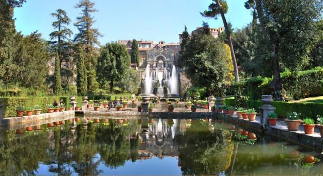 7 8 THE SPLENDORS OF VILLA D ESTE Discover Villa d Este, a UNESCO World Heritage Site perched in the mountains outside Rome, and its magnificent gardens and fountains in a kid-friendly way.