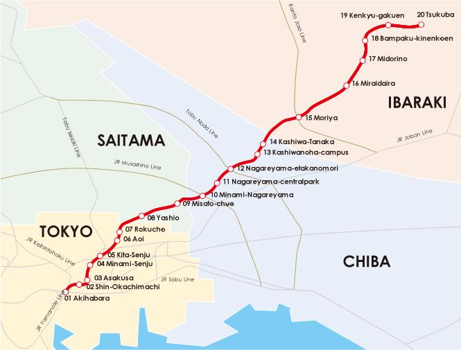 High Speed Tsukuba Express railway