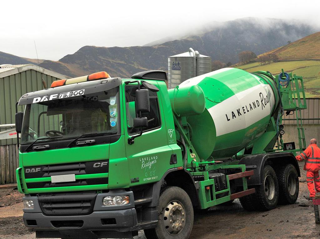 BS acredited ready mix concrete supplier to Penrith and the surrounding areas.