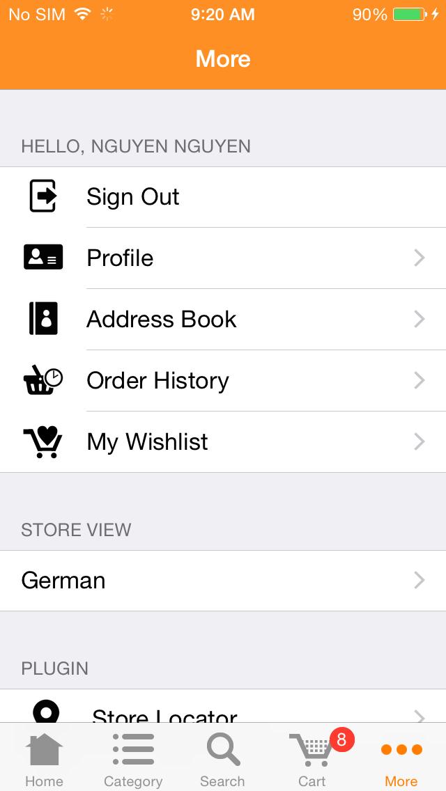 o Tap on My Wishlist - On ipad Customers using ipad will need to o Tap on to menu button on the right corner