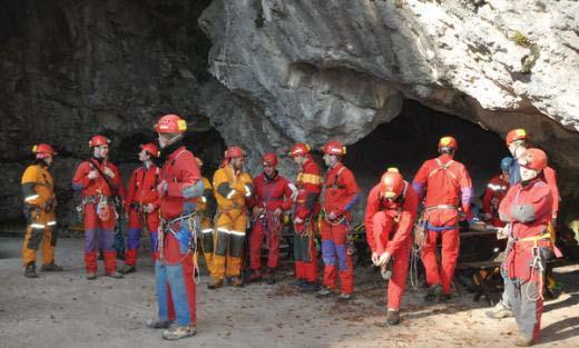 of cave rescue (SLOVENIA