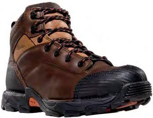 Fiberglass shank Danner Ironsoft TPU oil-and-slip-resistant outsole offers superior traction Non-metallic toe meets or exceeds