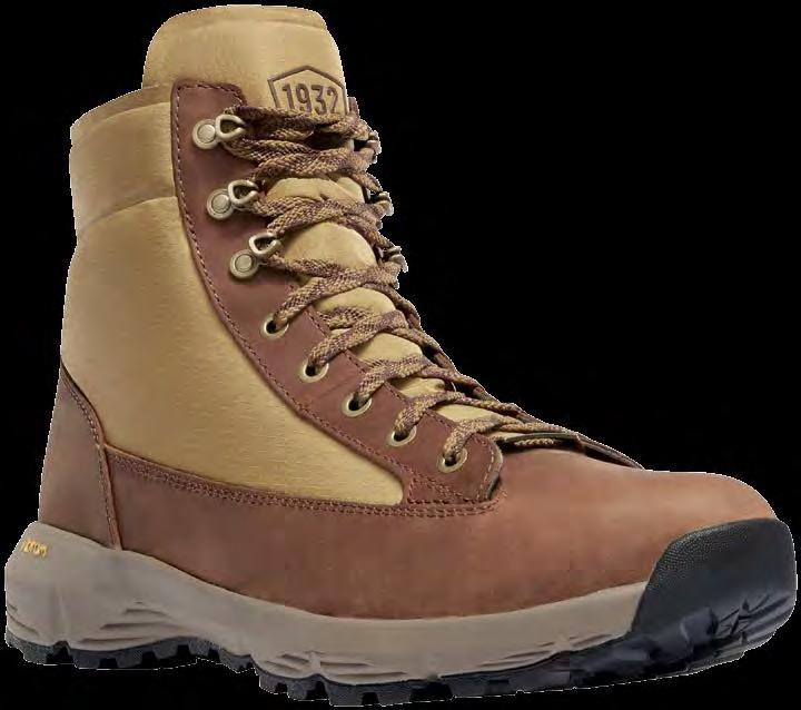 OUTDOOR INTRODUCING EXPLORER 650 Waterproof, full-grain leather and nylon upper with Danner Dry lining to keep your feet dry on and off the trail INSPIRED BY THE LEGENDARY DANNER LIGHT HIKING BOOT