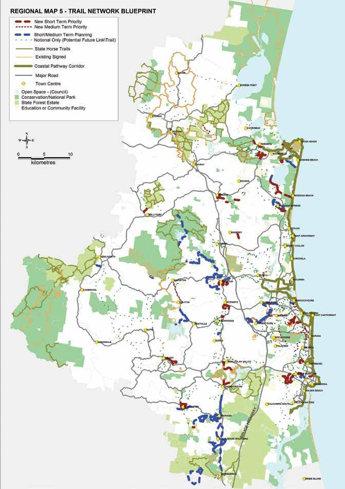 Regional Map 5: Trail Network Blueprint