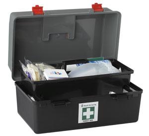 13 First Aid 26. WorkCover A Plus Kit in carry case 27.