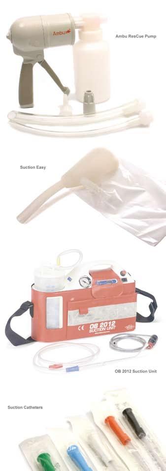 Airway & Oxygen Ambu Res-Cue Pump Suction Unit The Ambu Res-Cue Pump is a portable, manual, hand-operated emergency suction pump.