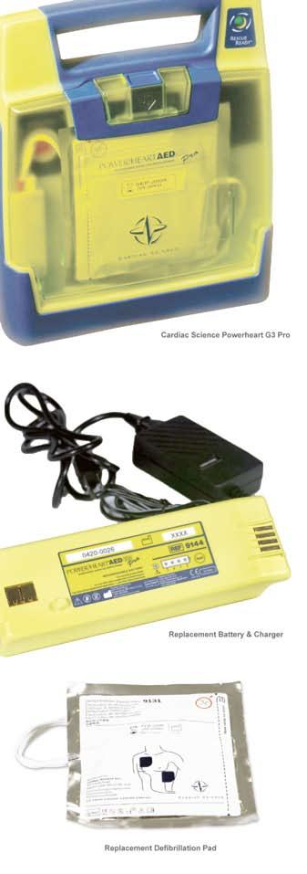 Defibrillation Cardiac Science Powerheart G3 Pro AED Cardiac Science introduces its professional AED offering the G3 Pro.