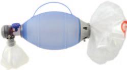 compression Entire Mk IV resuscitator, including the closed reservoir, can be autoclaved at 134 C Silicone rubber inner bag and outer cover Complete with adult silicone face mask size 5 Dimensions: