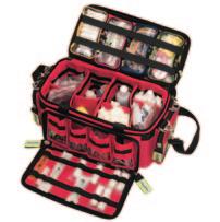 first aid immediate care Emergency Respiratory Bag with Trolley Pocket-sized biocontaminated material container and a reusable cold gel included - other contents not included.