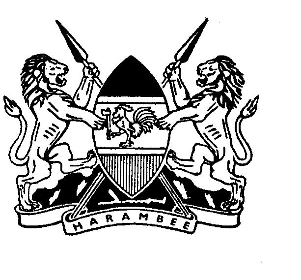 THE KENYA GAZETTE Published by Authority of the Republic of Kenya (Registered as a Newspaper at the G.P.O.) Vol. CXVI No. 49 NAIROBI, 17th April, 2014 Price Sh.