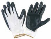 Coated Gloves Hyflex -00 Gloves Light-duty nitrile coated, knit nylon liner Excellent dry grip for applications involving small to medium sized parts Abrasion resistance Oil repellence, nitrile