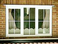 UPVC frames and glass A rated as standard Certass