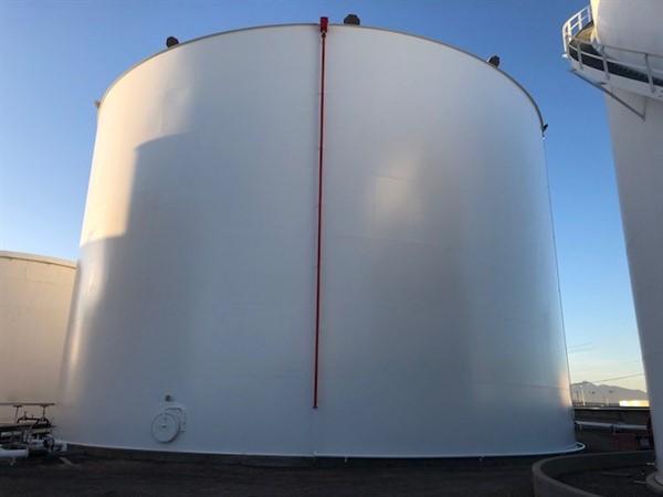 API 650 Atmospheric Oil Storage Field Erected Cone Roof with Internal Aluminum