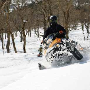 We operate snowmobile tour just at the river side of Hakuba 47 Winter Sports Park.