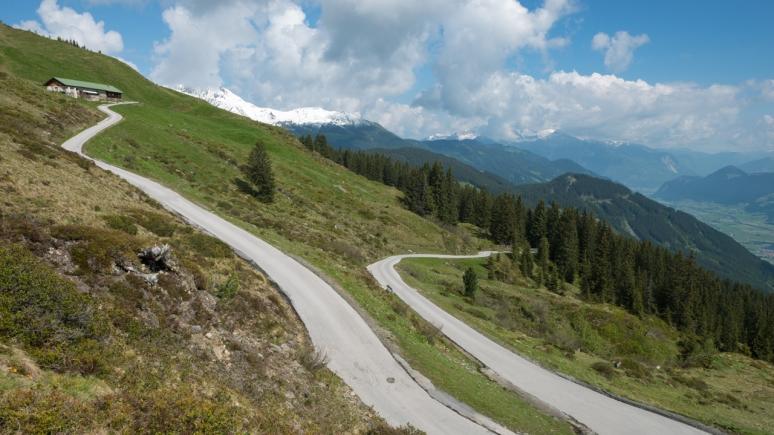 The Zillertal High Elevation Road was originally built to facilitate the cultivation of alpine pastures for local farmers and the installation of avalanche protection fences.
