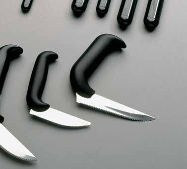 Etac Relieve ergonomic knives Relieve knives have an angled handle and sharp blade which make cutting easier.