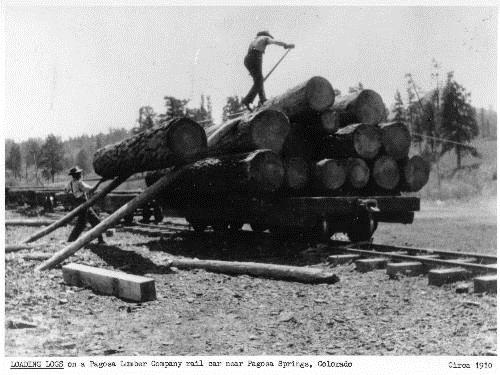 RD079-015 Pagosa Lumber Company Railroads and Sawmills 63 Author Sullenberger, Robert Author 94.26.41 ca.