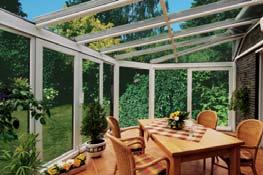 Exclusively from weinor: a massive choice of colours Choose from 47 standard frame colours, 8 scratch-resistant and robust trendy conservatory colours (5% surcharge) as