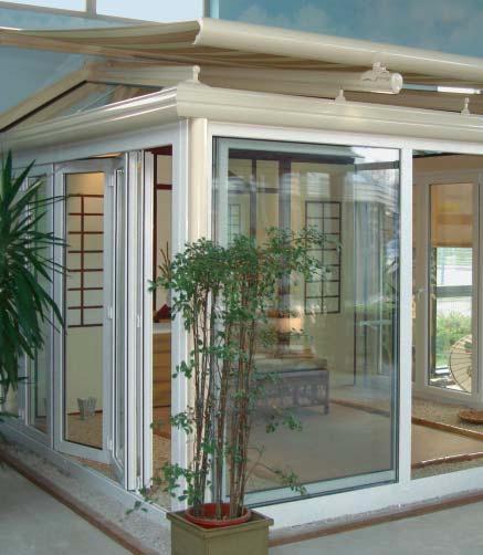 Accessories for weinor s Vivienda conservatory system The perfect sun protection In the blazing sun, conservatories become extremely hot.