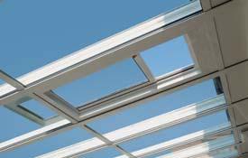 Pleasantly fresh conservatory climate through matching shading and ventilation Shades to provide privacy and protection from glare The award-winning VertiTex awning (red dot design award 2008) and