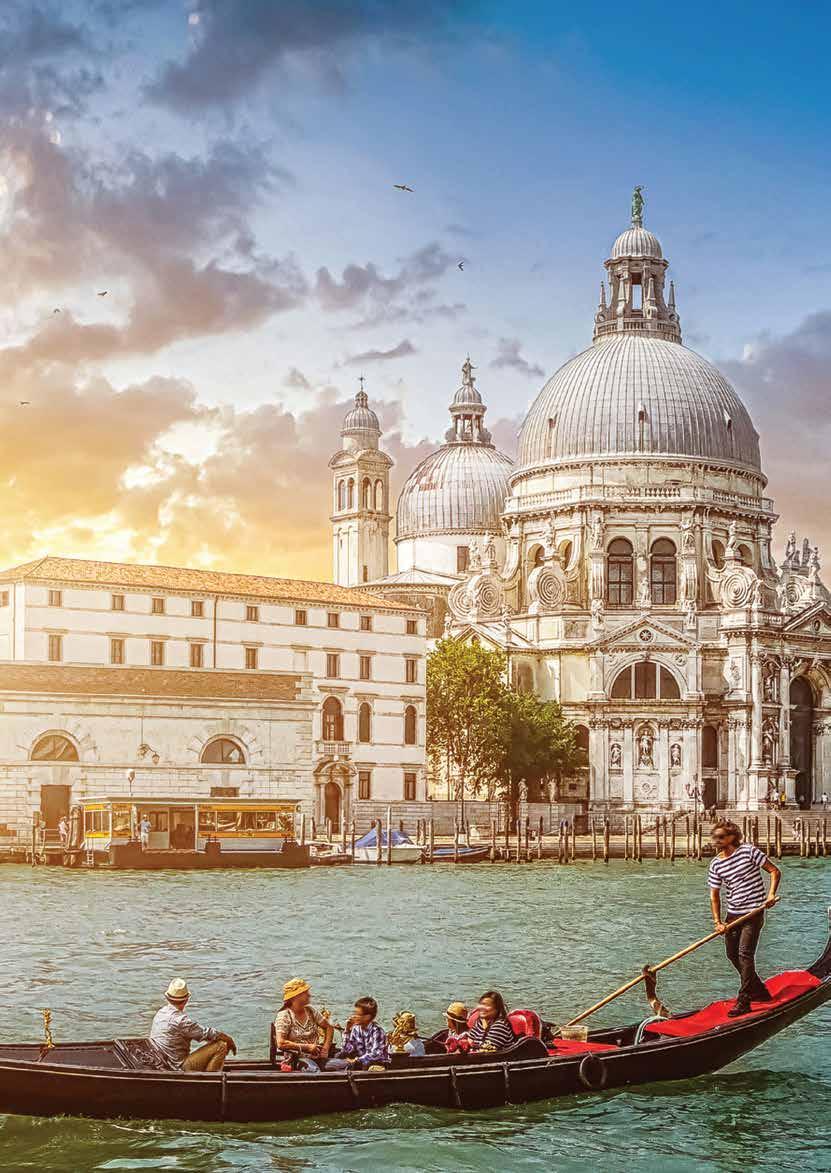 Itinerary Friday, 21st September 2018 5.30am Check in at Dublin Airport with Aer Lingus for flight EI422 to Venice 7.20am Depart Dublin for Venice 11.