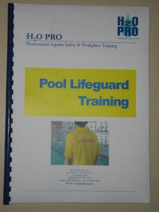 Training Manuals Pool Lifeguard Manual Includes all the information needed For your Pool Lifeguard qualifications.