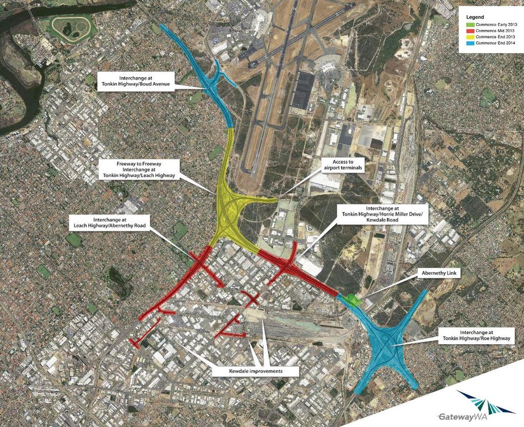11 Perth Gateway Project Source: Main Roads WA, at: https://www.mainroads.
