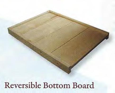 Purpose: The thick bottom board of the beehive which provides a landing