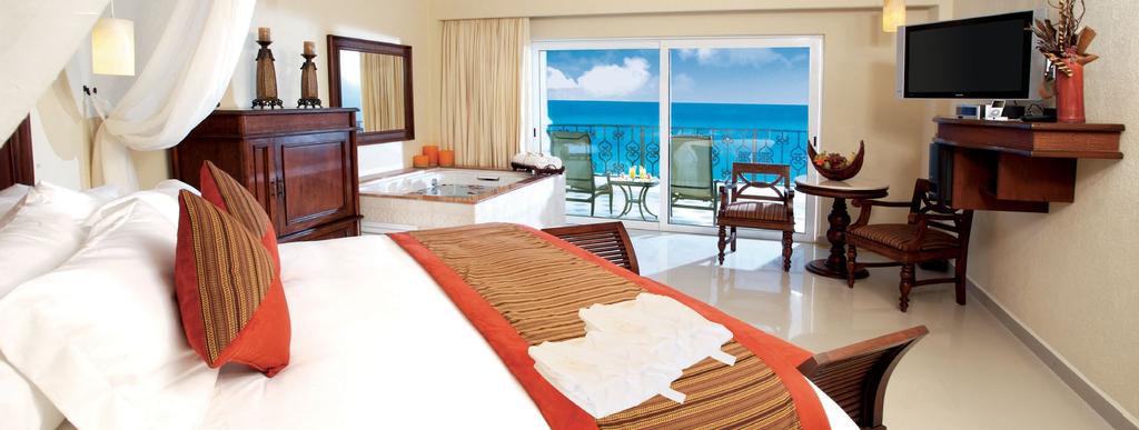 Luxury ACCOMMODATIONS Offering 307 spacious, splendidly decorated and furnished Zilara junior suites, premium ocean