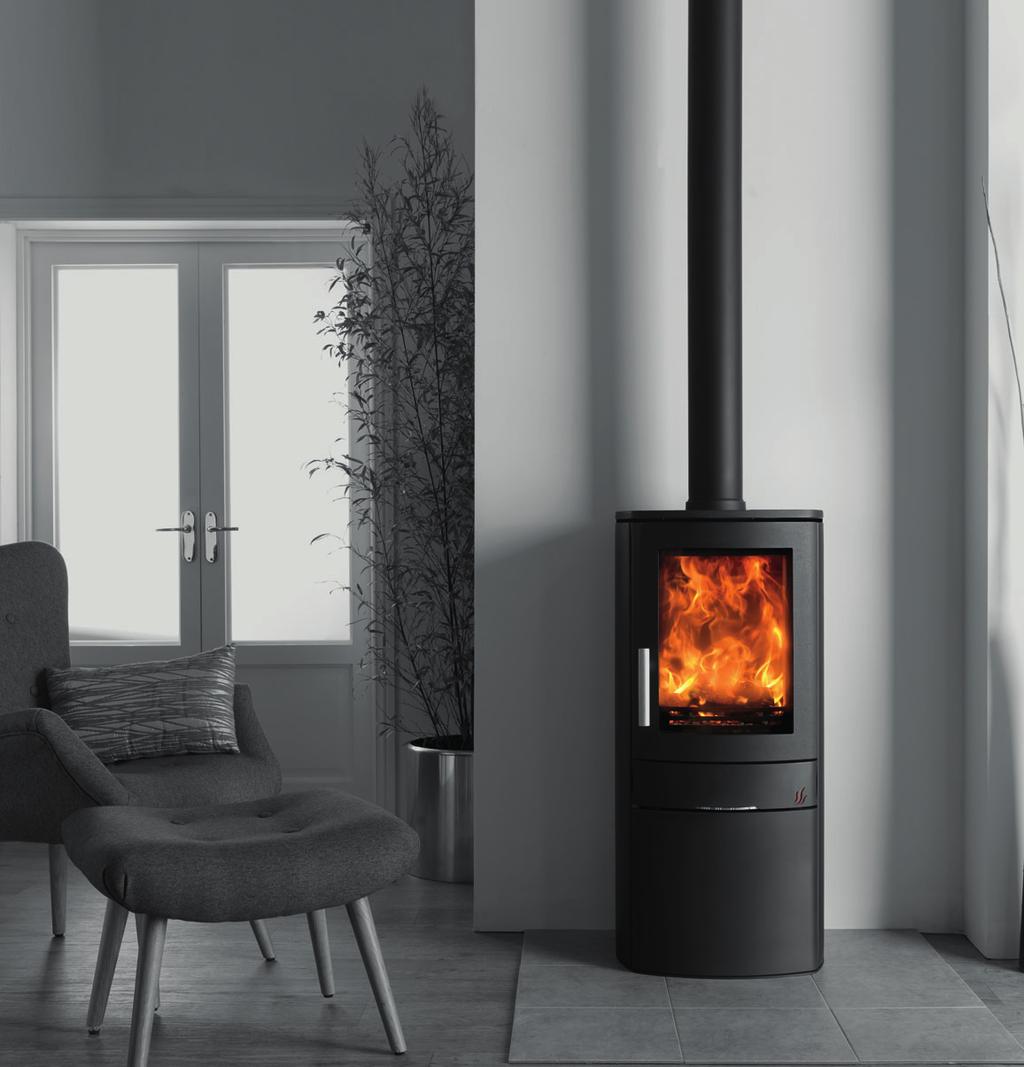 Essential stove information STOVE CONSTRUCTION All Neo stoves feature stove bodies made from premium grade heavy gauge steel with a solid cast iron door, top plate, flue collar and grate.