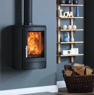 burn wood in smoke controlled areas Multifuel - can be used with wood and smokeless fuel 5kw nominal output 125mm (5 ) flue collar for straightforward installation No additional room air requirement*