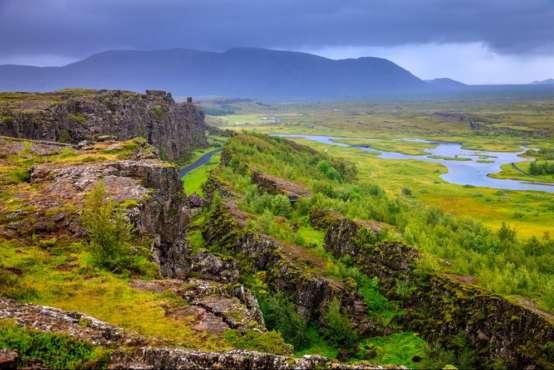 erupts every 5 mins. We would also recommend you visit the spot where the first democratic parliament was established in 930 AD overlooking the stunning plains of Pingvellir.
