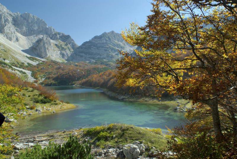 NP Durmitor National Park Durmitor is located at wide mountain region in the North West of Montenegro, its borders defined by Rivers Piva and Tara between which there are 23 mountain tops over 2300