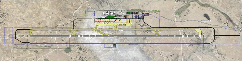 MINIMUM TECHNICAL REQUIREMENTS 40,000 m 2 passenger terminal with IATA Level of Service B (eco-friendly design) 16.