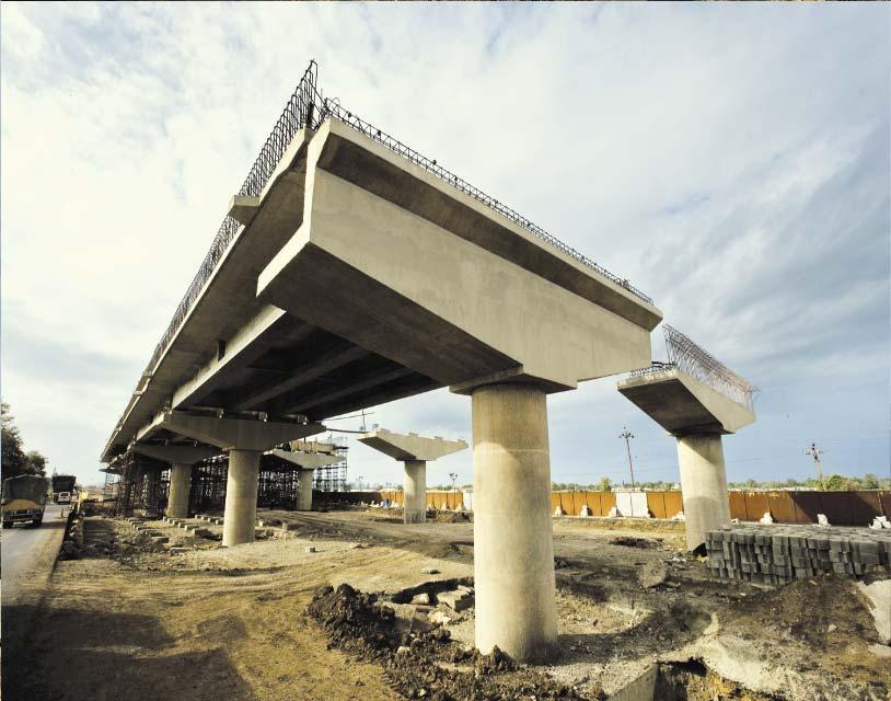 Major BOT Infrastructure Development Projects Surat Dahisar Section NH 8 Engaged to expand and improve the Surat-Dahisar section of NH 8 on BOT basis from the existing 4 to 6 lane for a total length