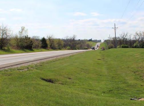 This is a two lane road with gravel shoulders for most of its length; it will require some improvements to be safe for pedestrians and most bicyclists CORRIDOR COECTIOS: Connects to