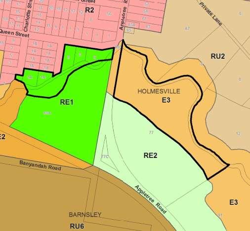Holmesville (Part Lot 1 DP 1001812) Site area: 54 225m 2 Lake Macquarie City Council and Hunter Development Corporation (Pony Club) Consultation Rezone land from RE1 Public